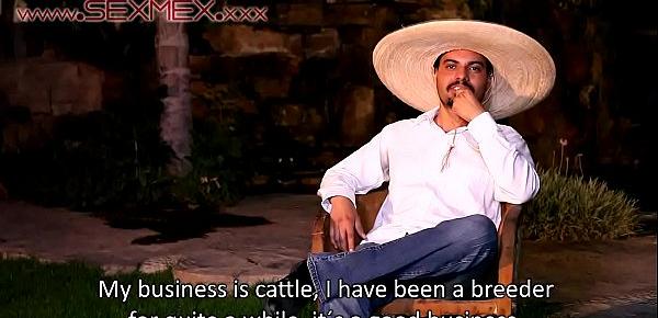  www.SEXMEX.xxx - This offbeat rancher invites all of us to his place at the countryside just to show his most exotic pet a female cat he feeds with a very special milk.